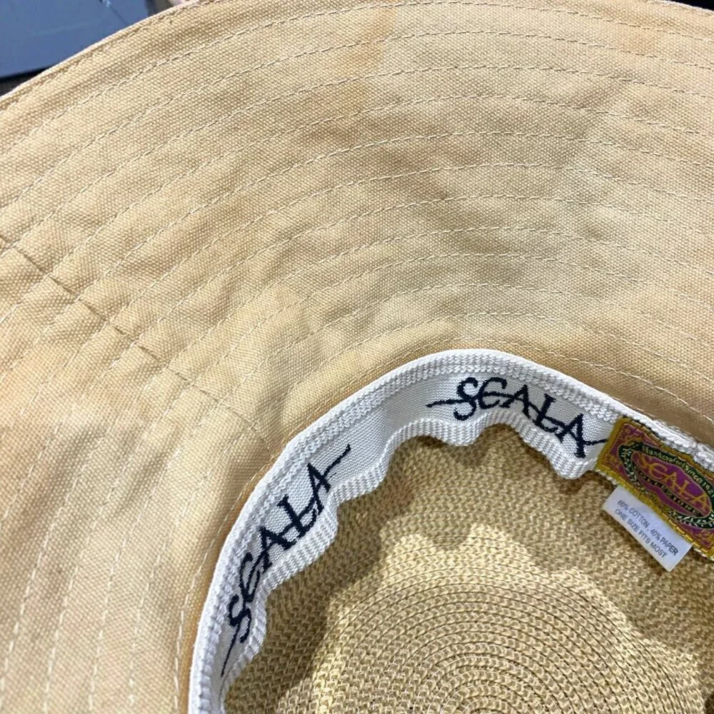 Scala Collezione Tan Sun Beach Hat